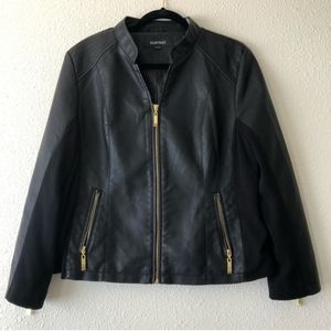 Ellen Tracy Faux Leather Jacket